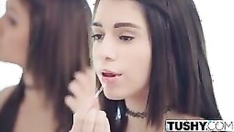 Two nymphos girls with big gaping butthole