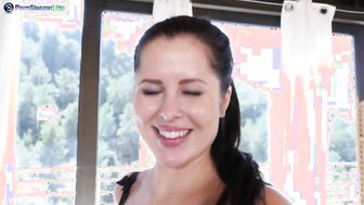 Tempting perfect Cassie Fire is soaking wet in anus