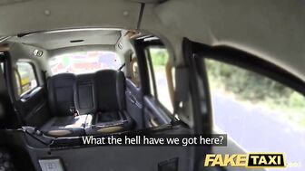 Phony Taxi Horny redhead asshole sex vid