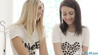 Messy Flix - Rubdown team Jessi Gold and Izi Ashley