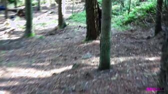 He Caught me Onanism In The Woods - I Let Him Sperm On My Bum