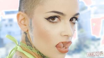 TATTOOED ANUS SLUT LEIGH RAVEN TAKES COCK UP HER BACKSIDE AND SPUNK ON HER MEET