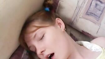 Russian Redhead Condom Asshole
