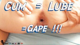 I USE HIS SPUNK TO LUBE MY BUTT !!!
