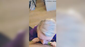 getting head from my neighbors cutie 19yo d. in my apartment