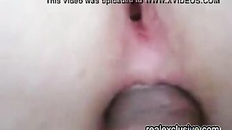Spreading and fucking my wifes anal
