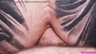 COMPRESSED BUTT Tattooed Onlyfans Milf With MASSIVE TIT Does Fasten Up ASSHOLE Fucking CHALLENGING and Takes Sperm Up Her Bum ASSHOLE Cream Pie POV - Melody Radford