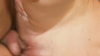 Beginner Milf anus three in a bed action with facial cum shot