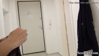 German Scout - Scrawny Nymphos Frida Sante anus fuck in Casting