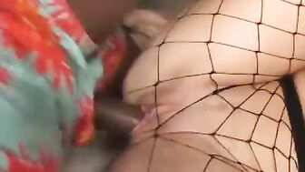 Blonde Teeny Agnes Takes BBC Asshole