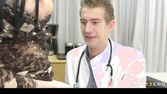 Hot chesty patient Anastasia Brill is fucked anally by her doctor